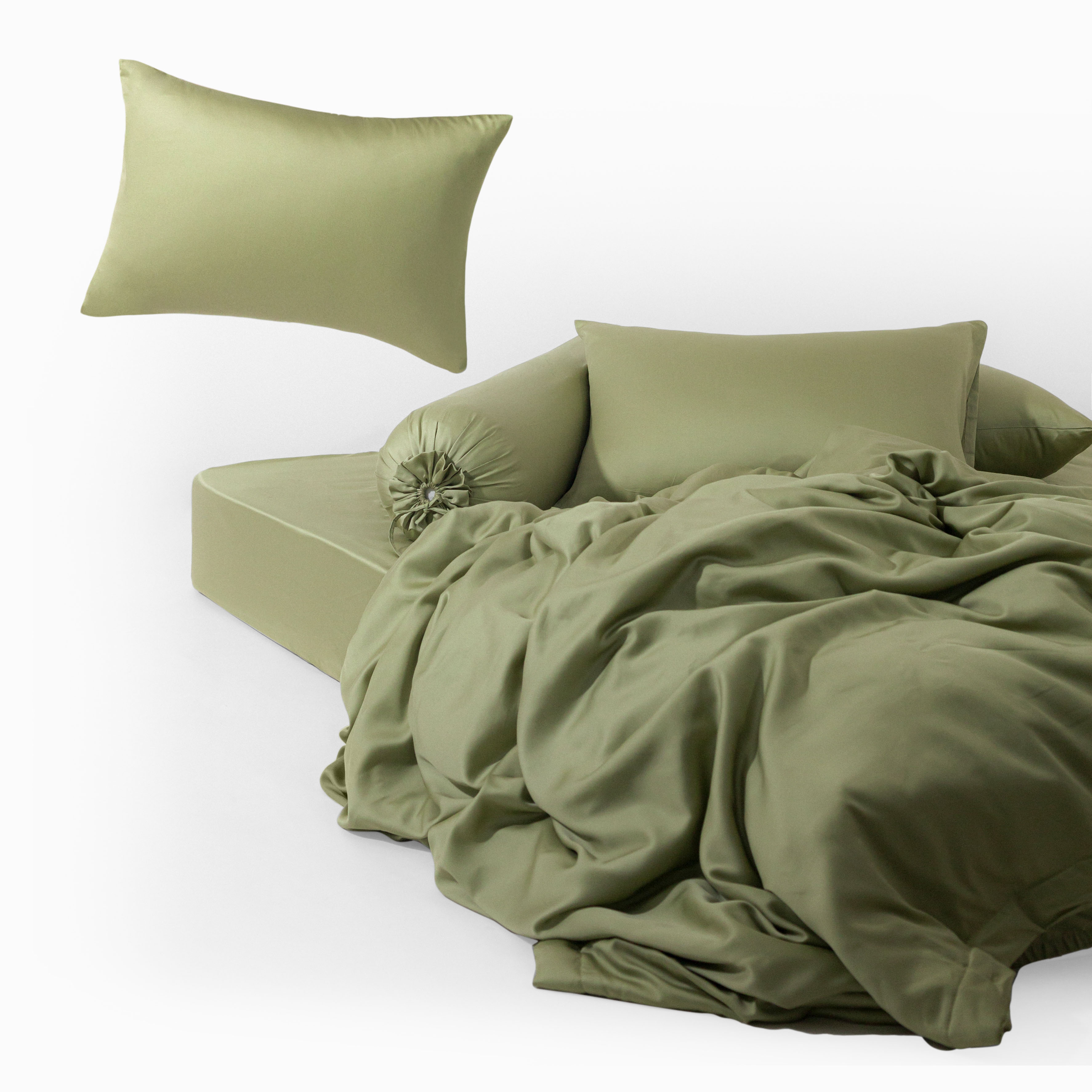 [Vibrant] Bộ Chăn Ga Gối Lụa Tencel Phong Cách Nổi Bật