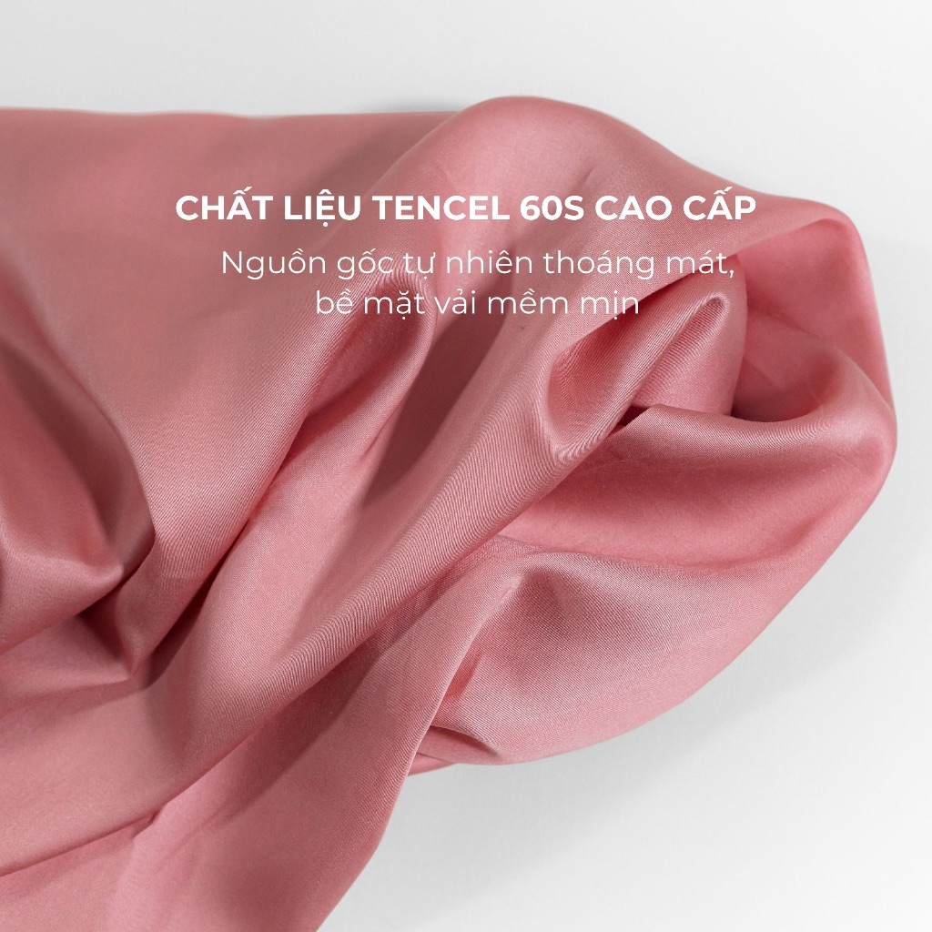 [Elegant] Vỏ Gối Ôm Lụa Tencel Phong Cách Thanh Lịch 37x105 cm