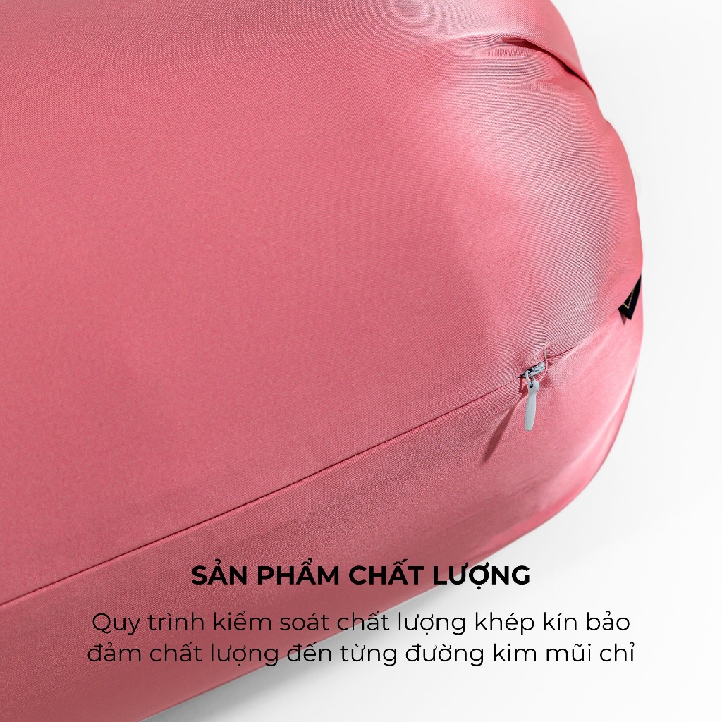 [Luxury] Vỏ Gối Ôm Lụa Satin Premium Cao Cấp Phong Cách Sang Trọng 37x105 cm