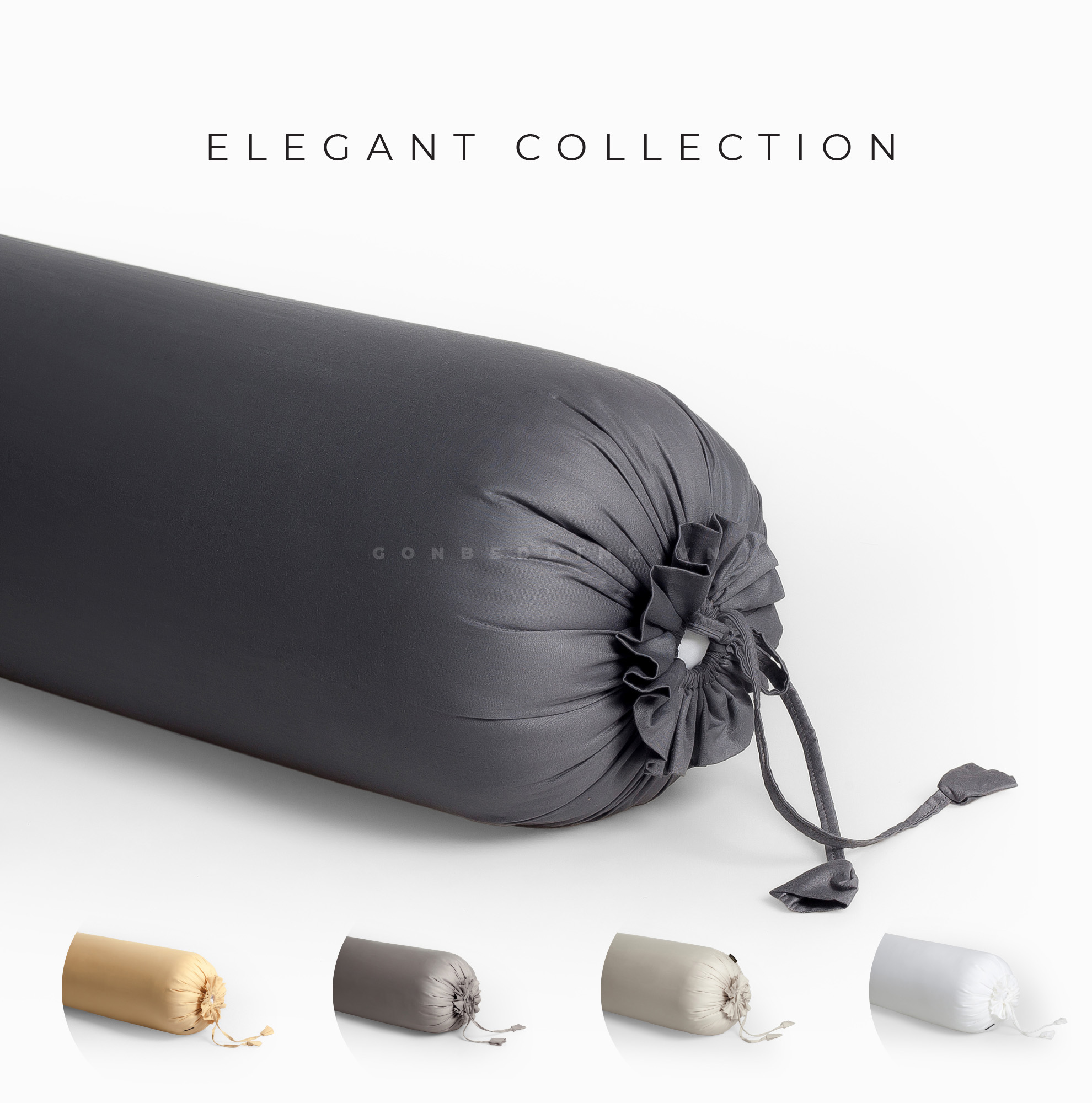 [Elegant] Vỏ gối ôm Cotton 100% Phong Cách Thanh Lịch 37x105 cm