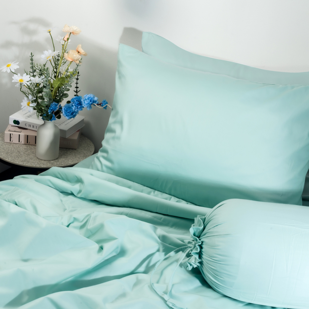 [Pastel] Bộ Chăn Ga Cotton 100% Phong Cách Nhẹ Nhàng