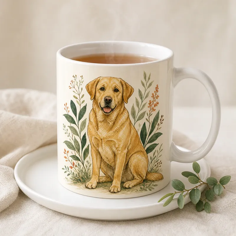 Labrador Portrait Ceramic Mug
