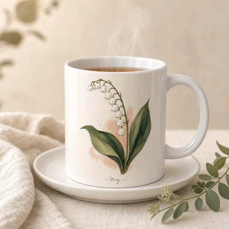 May Lily Bells Ceramic Mug
