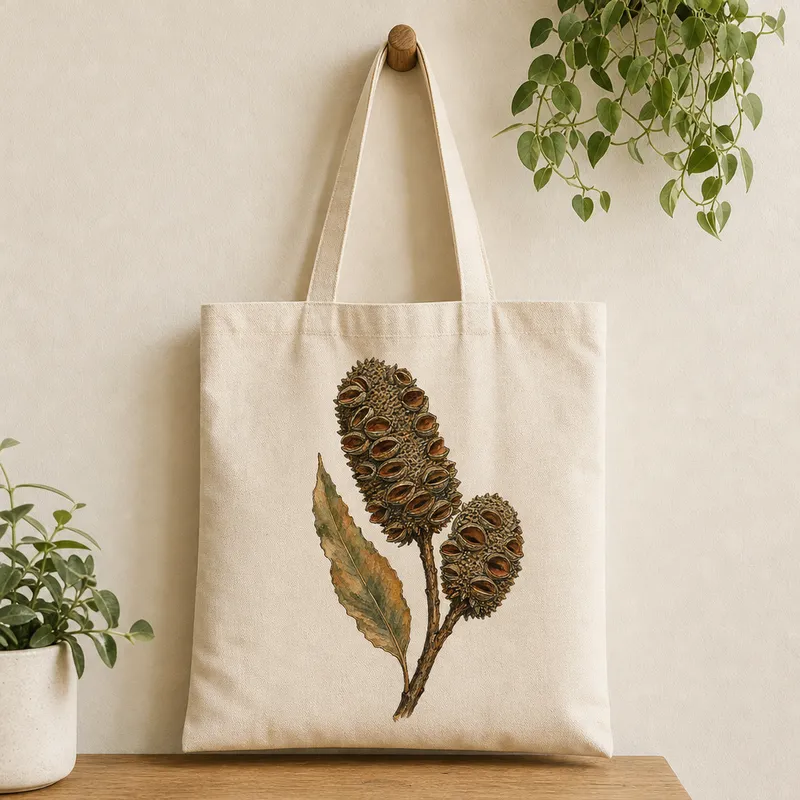 Banksia Seed Pods Tote Bag