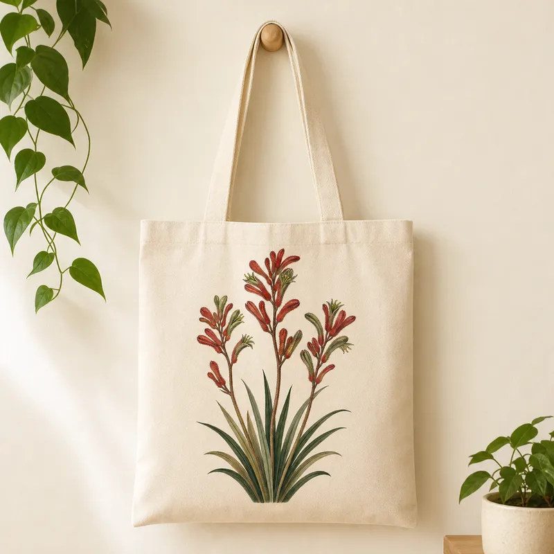 Kangaroo Paw Stems Tote Bag
