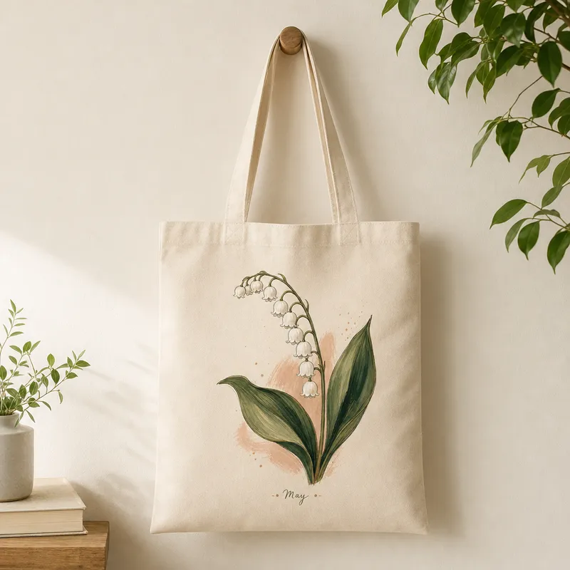 May Lily Bells Tote Bag