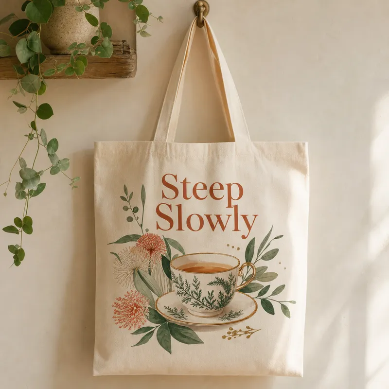 Steep Slowly Tote Bag