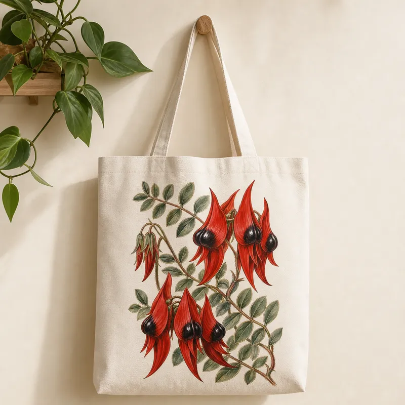 Sturt's Desert Pea Tote Bag