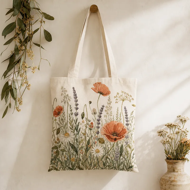 Wildflower Meadow Tote Bag